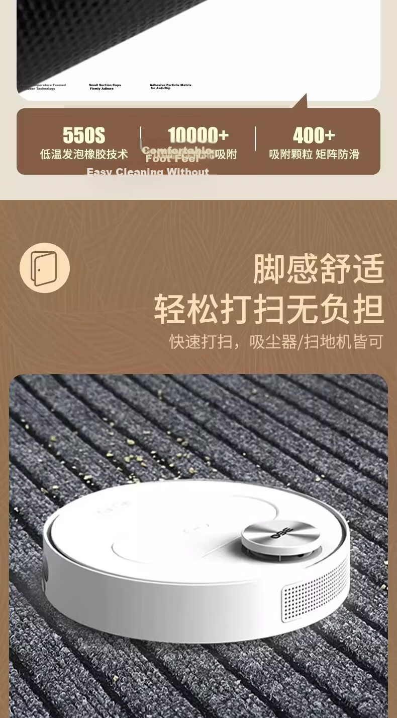 Luoyoute Entrance Floor Mat Water Absorbent Non-Slip Doorway Striped Doormat Home Cuttable Kitchen Stairway Hallway Rug 12