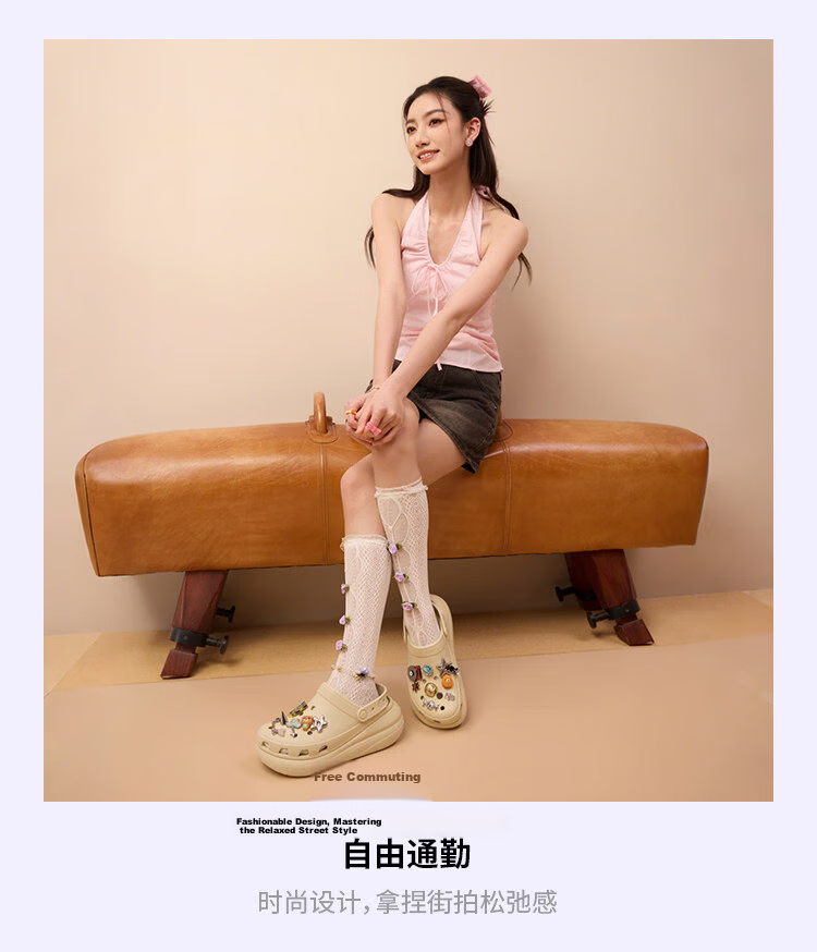 CROCS Tan Jianci Classic Puff Clog | 207521 Black-001 Size 40 (250mm) 11