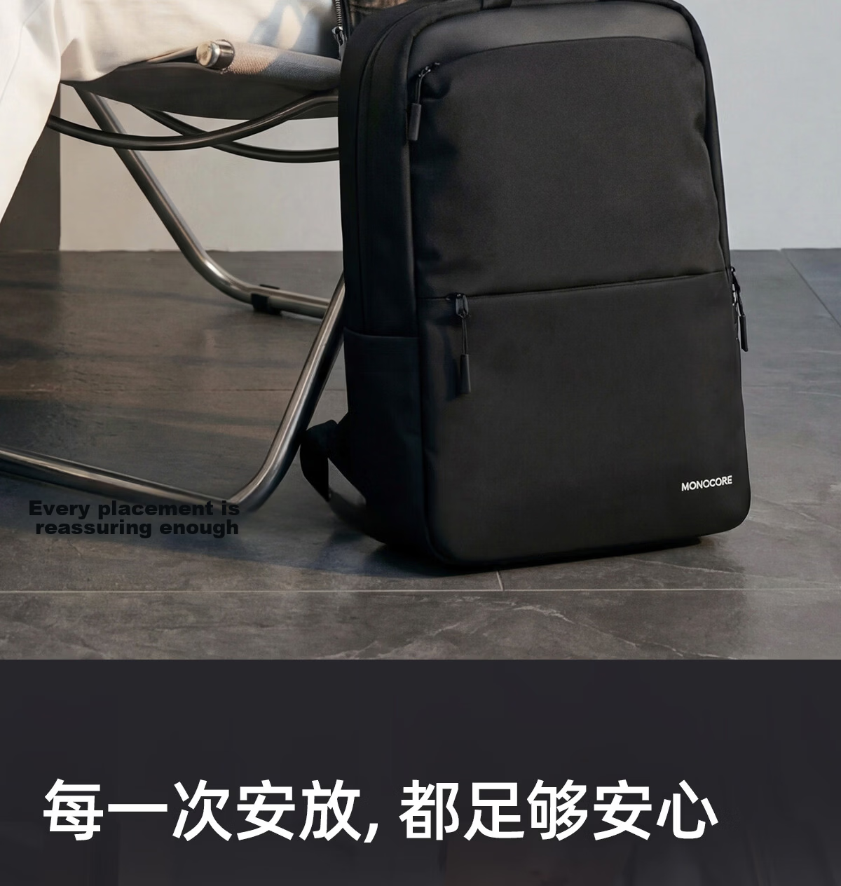 JINSHIWQ Laptop Backpack Men's Business Commuter 16-inch Notebook Bag Women's Large Capacity Travel Backpack 5
