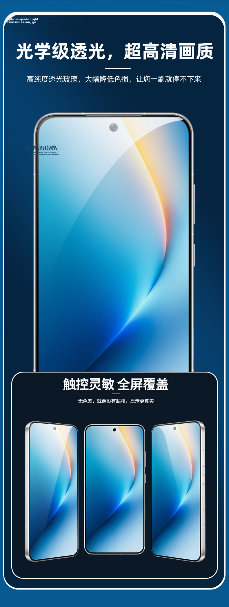 Smorss Ultrasonic Quick Release Honor WIN RT Screen Protector Ultra-Thin Full-Screen HD Anti-Fingerprint Anti-Drop Film 10