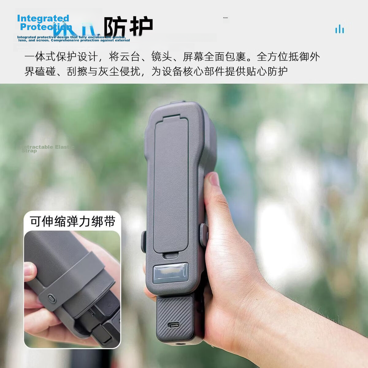 Luna Protective Case Cover Lens Filter Storage Shell Cap for DJI Osmo Pocket 3 5