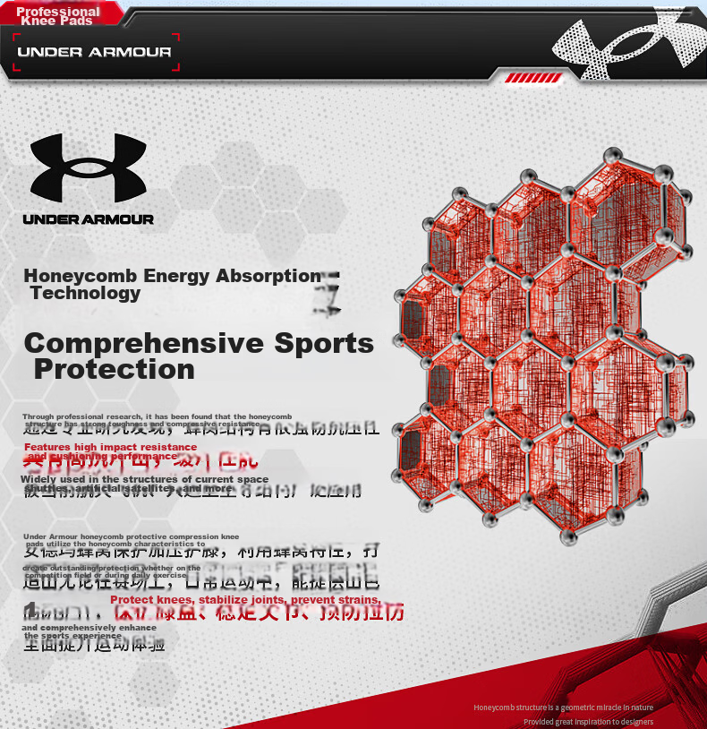 Under Armour Knee Brace Warm Sports Running Meniscus Arthritis Old Cold Legs Basketball Badminton Cycling Knee Support Gear 1