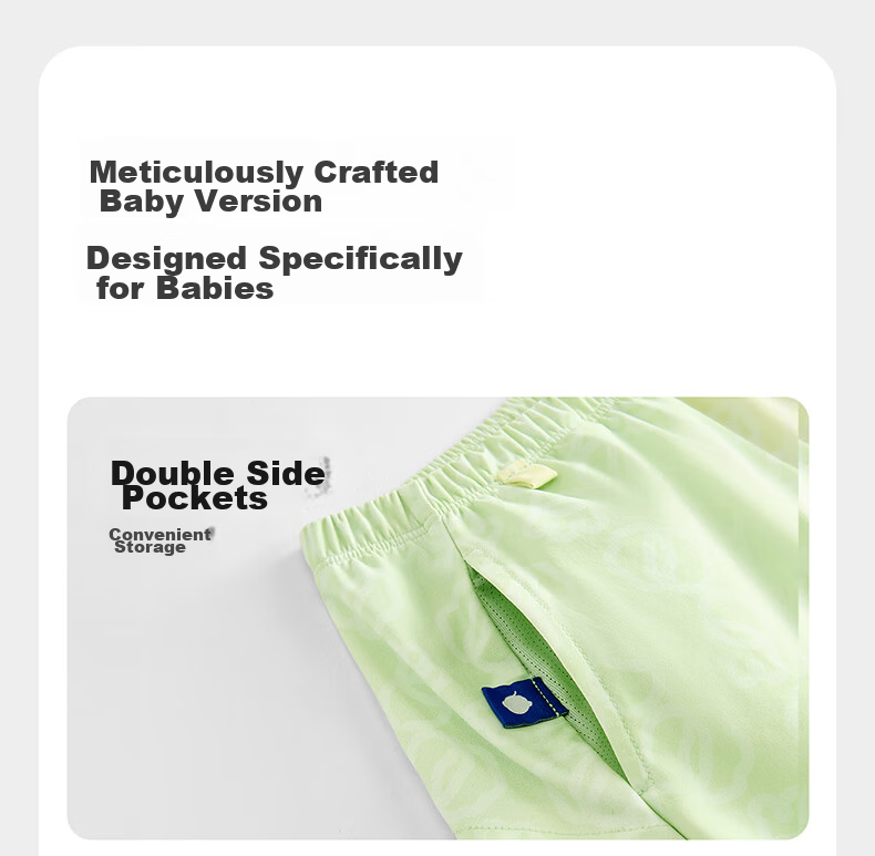 Babycare Children's Sunscreen Pants Baby Lightweight Comfortable Summer Pants Ice Grape 100 32