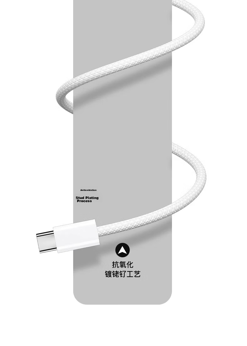 Apple iPhone 17/16/15 Dual-Head Type-C PD Fast Charging Cable C to C for iPhone 17 Pro Max/16e Tablet Car 2M White 10