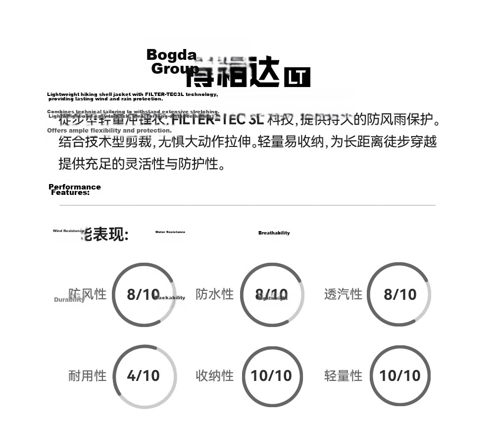 KAILAS [Xin Zhilei's Choice] Boge Da LT Hard Shell Jacket, 3L Waterproof And Windproof Outdoor Mountaineering Coat 2