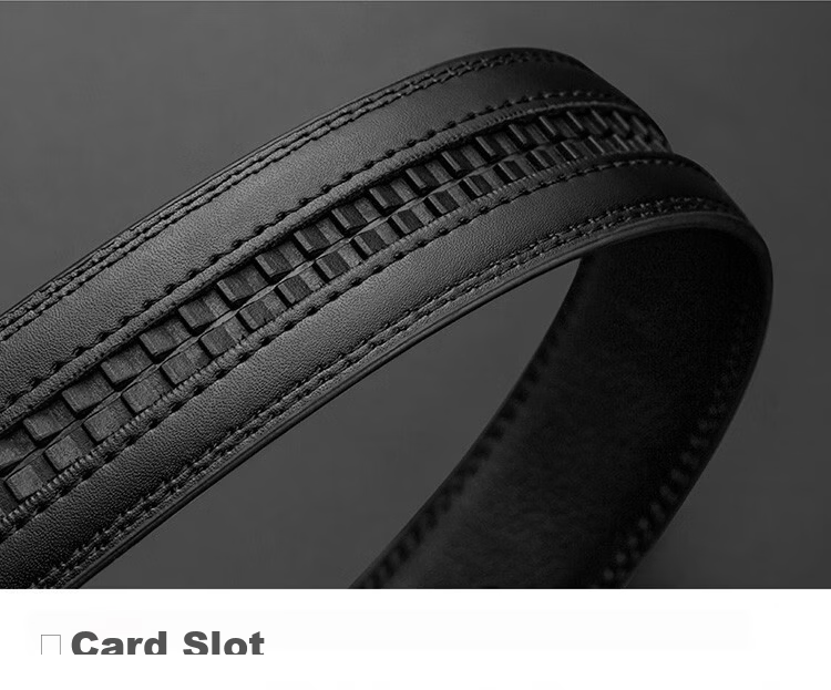 CARTELO Men's Leather Belt with Automatic Buckle, Casual Business Versatile Trouser Belt, Gift for Boyfriend 10