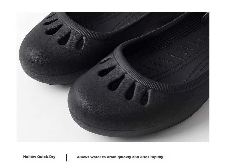 YUZHAOLIN Nurse Shoes Flat Hole Sandals Open Toe Beach Garden Outdoor Slippers YH101 10