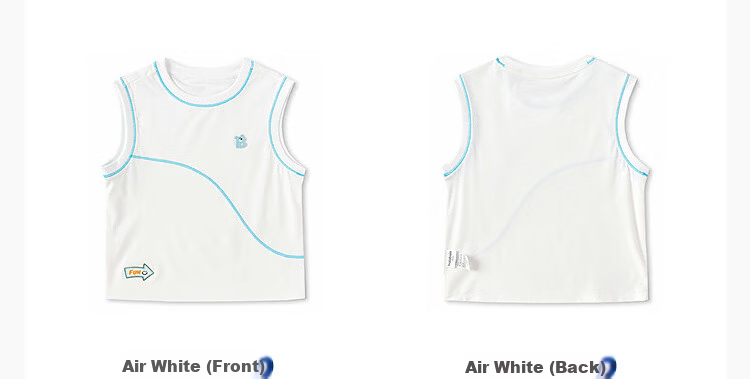 Balabala Kids Vest Girls Boys Baby 2026 Summer Quick-Dry Cooling Sun-Protective Knit Top 16