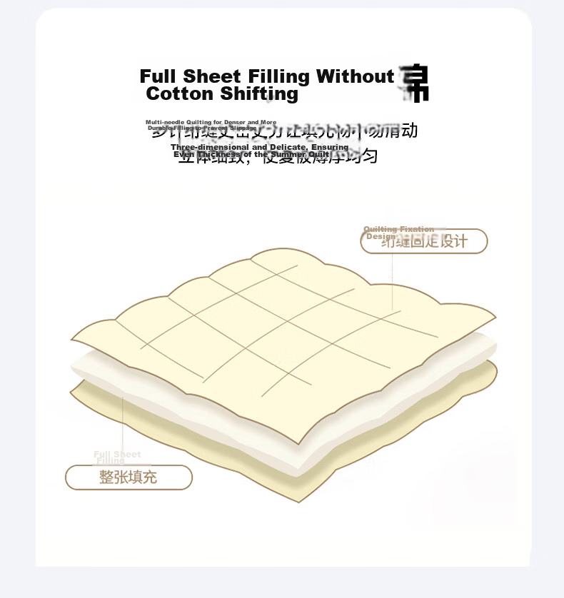 MUJI 100% Cotton Quilt Summer Blanket Air Conditioning Cooling Quilt 180x220cm 9