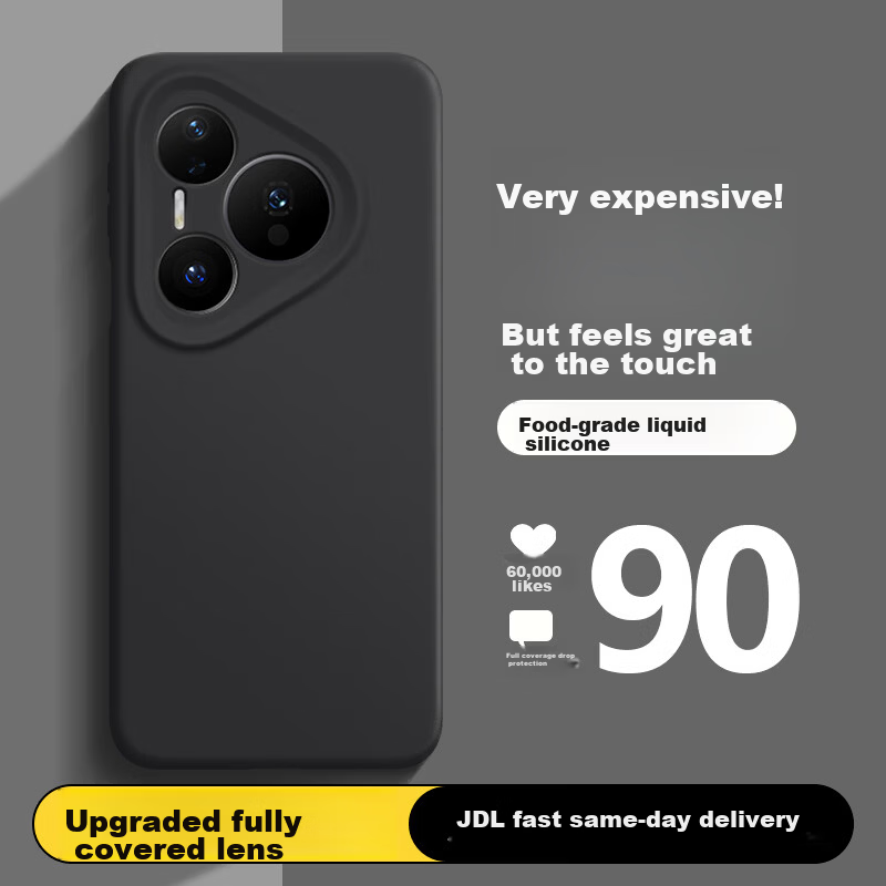 Dreamworthy [Cloud Oxygen True Liquid] Huawei Mate80 Phone Case Mate80/80Pro Protective Cover Liquid Silicone Skin-Friendly Full Coverage Drop-Proof Simple Unisex Antique White