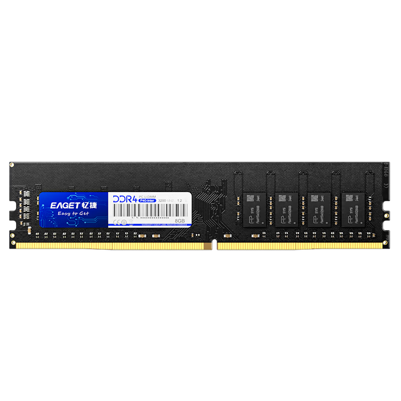 EAGET 8GB DDR4 3200MHz Desktop RAM Memory Module AI Computer Upgrade P40 Intel Compatible