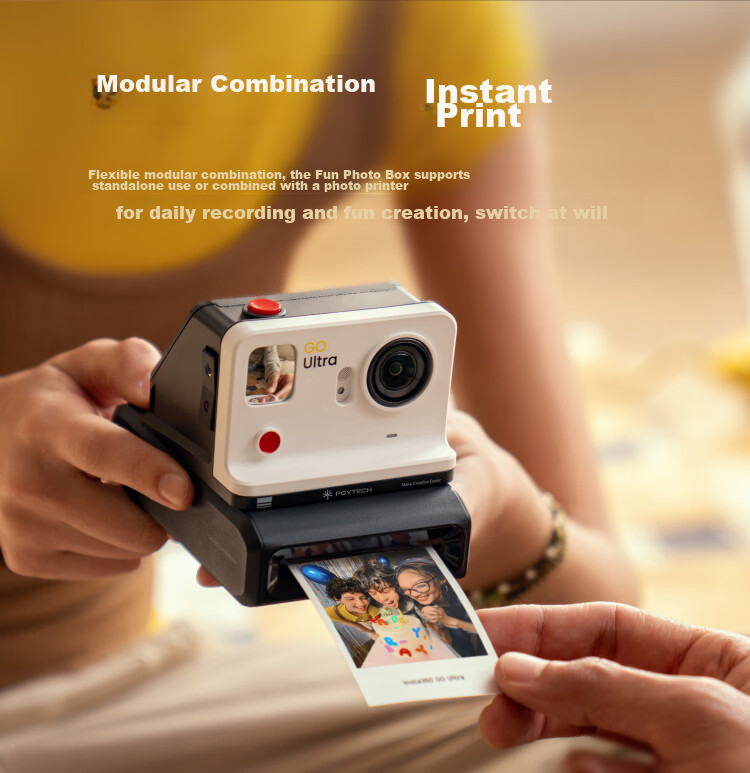 PGYTECH Insta360 Go Ultra Pocket Printer Dandelion Go Ultra Protective Case Camera Cage for Action Camera 3