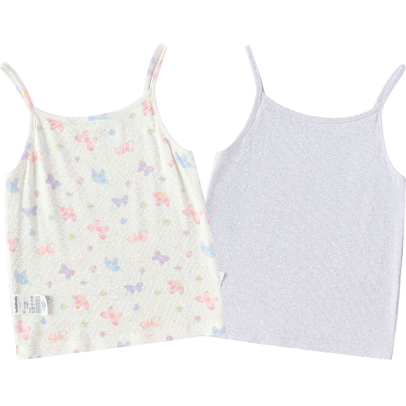 Balabala Girls' Summer Pants Children's Sleepwear Soft Skin-Friendly Antibacterial Comfortable Leggings