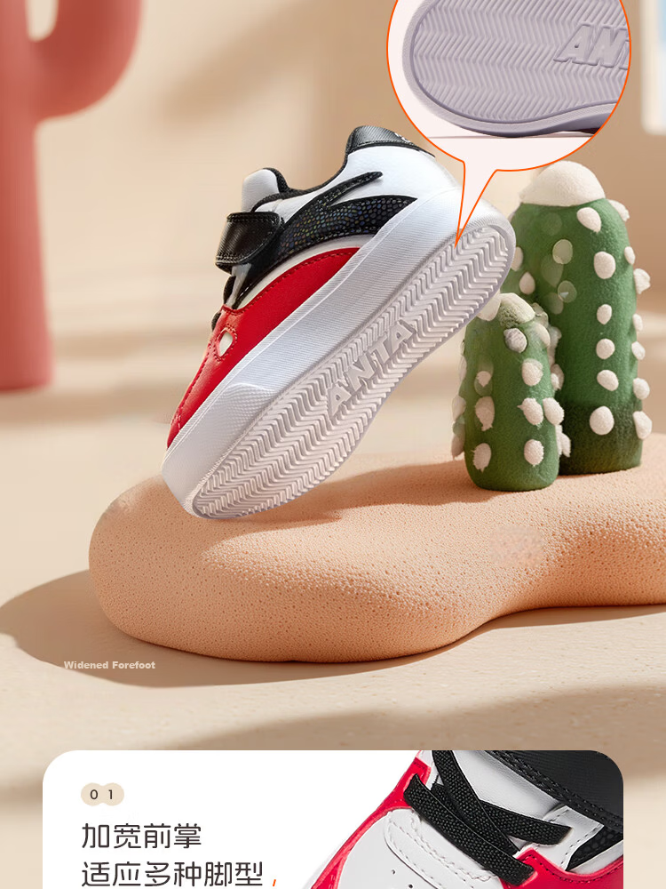 ANTA Kids Boys Infant 2026 Breathable Comfortable Non-Slip Baby Sneakers A12530013K 40