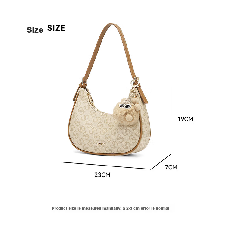 Saturday Women's 2026 Crescent Crossbody Half-Moon Underarm Shoulder Handbag Birthday Gift for Girlfriend 7