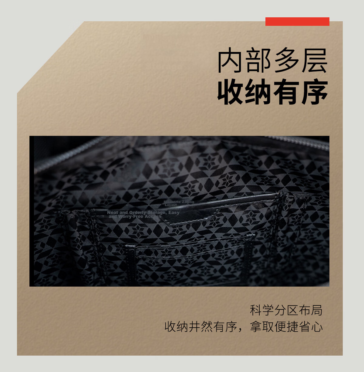 Li-Ning Glory Series National Team Sponsored Large Capacity Laptop Bag Business Multifunctional Lightweight Handbag 6