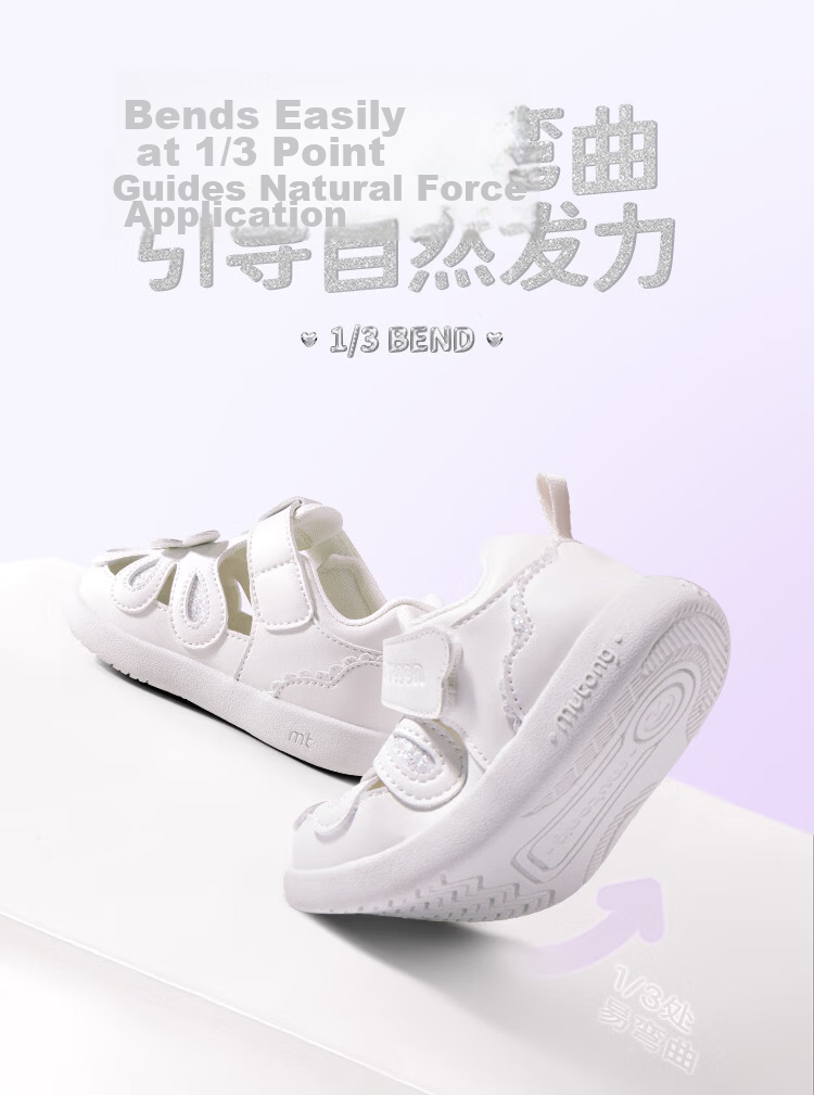 Mutong Toddler Girls Summer Sandals 26 Original Little Fairy Butterfly Princess Shoes Soft Sole Baby Walking Shoes Soft Mist Pink 23 14