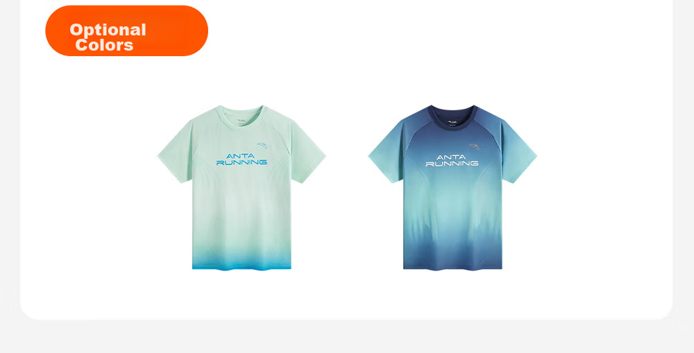 Anta Kids Quick-Dry Summer Cooling Printed Sports T-Shirt Water Cooling Series 352625111 23