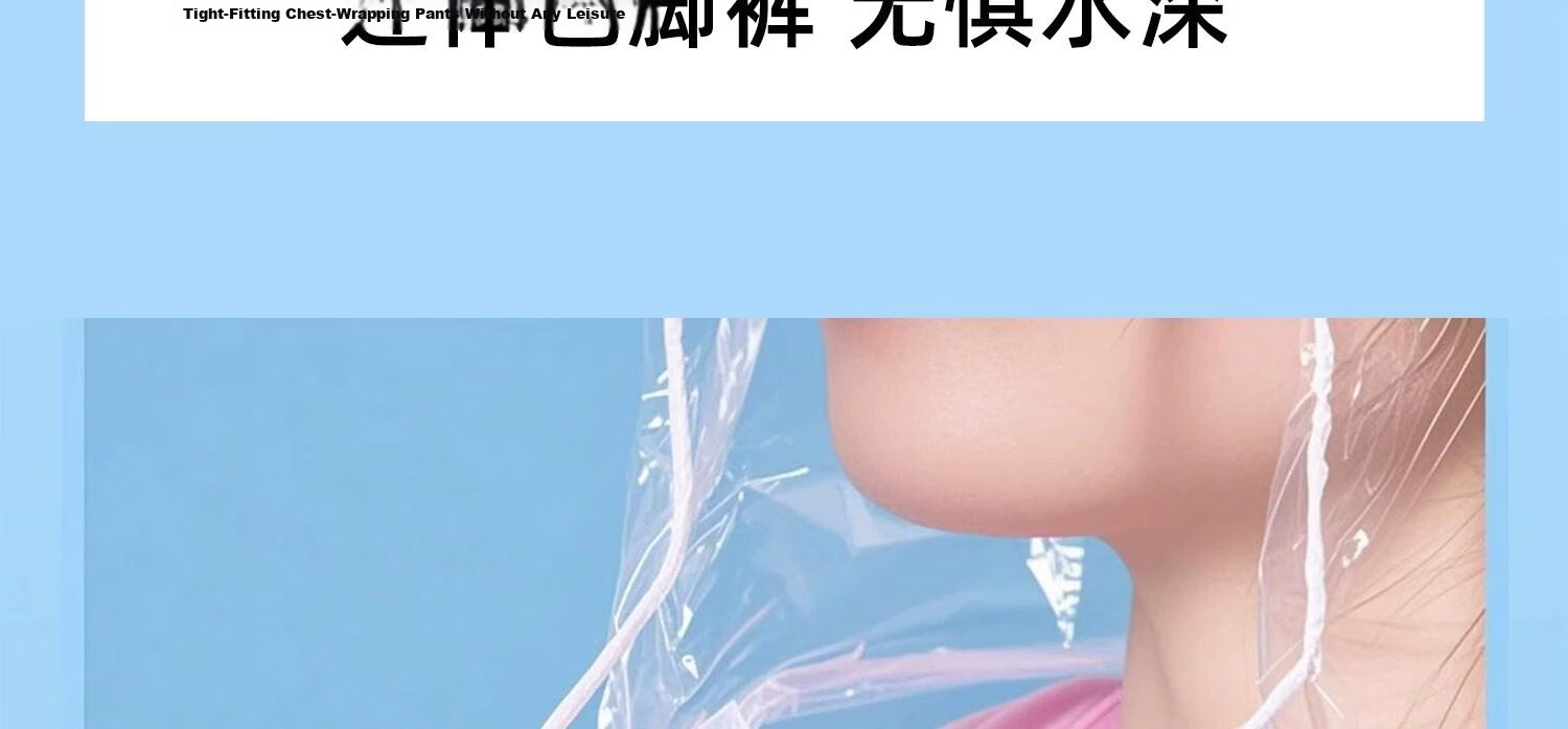 Fairy Bag Rafting Disposable Waterproof Kids Full-Body Thickened One-Piece Raincoat with Foot Cover for Amusement Park Rapids 21