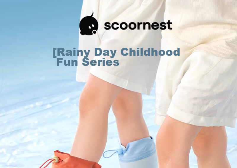 Scoornest Kids Waterproof Rain Boots Non-Slip Toddler Boys Girls Water Shoes 2025 New Model 1