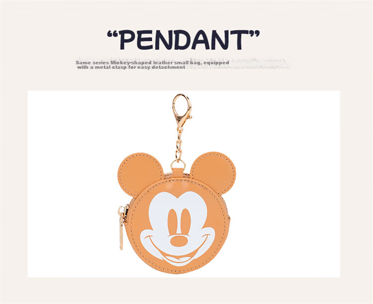 Disney Women's Backpack Mickey Shoulder Bag Fashionable Girl's Backpack Birthday Gift for Women Gift Box Set 10