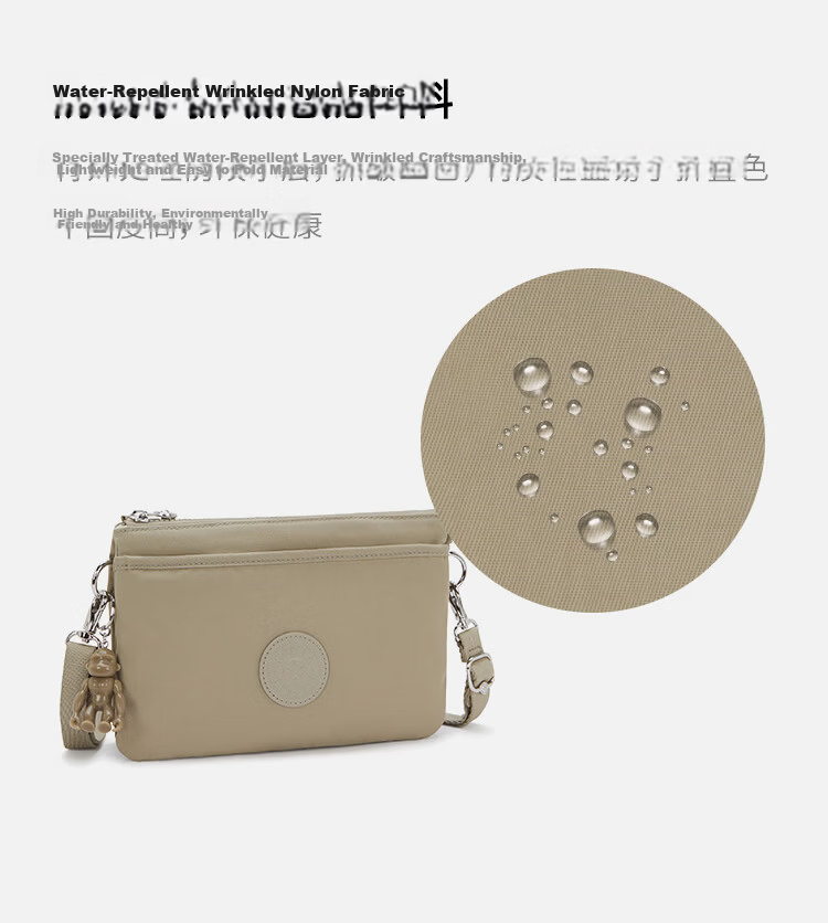 Kipling RIRI Beige Tote Bag Birthday Gift 4