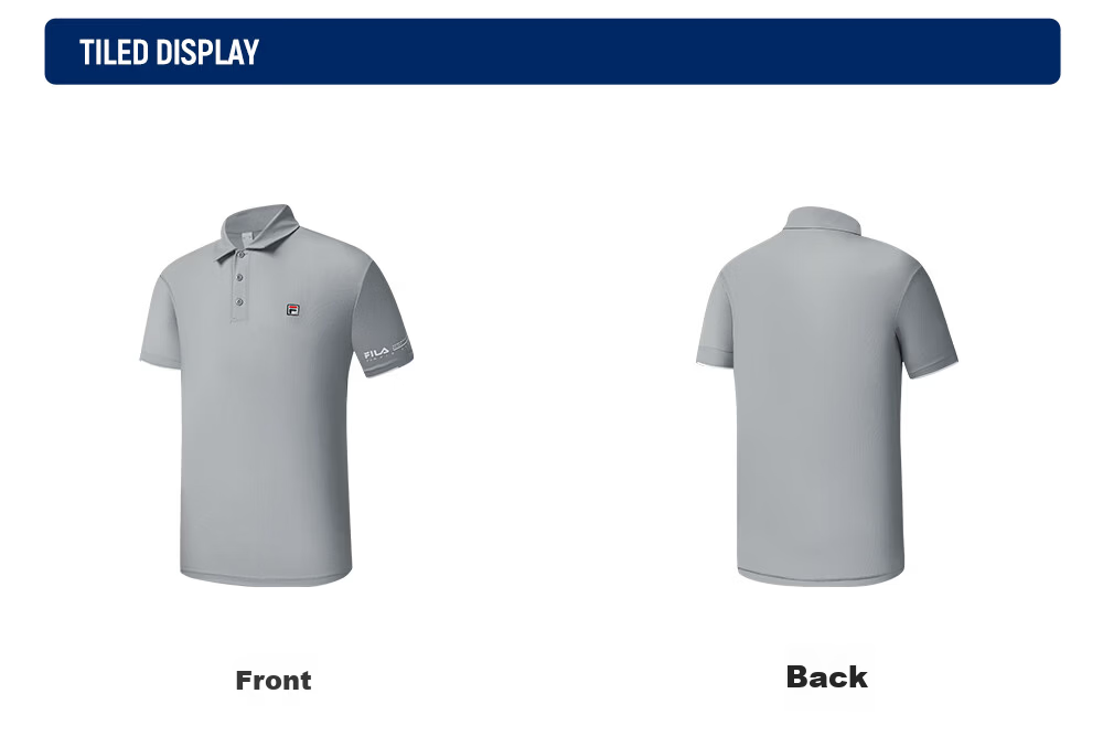 FILA Men's Short Sleeve Grand Slam Polo Shirt 2026 Summer New Tennis Sports Cooling Top 19