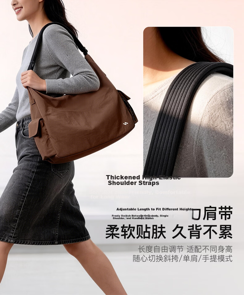 Inateck Tote Bag Women Laptop Bag Crossbody Large Capacity Shoulder Bag iPad Tablet Handbag Lightweight Commuter 6