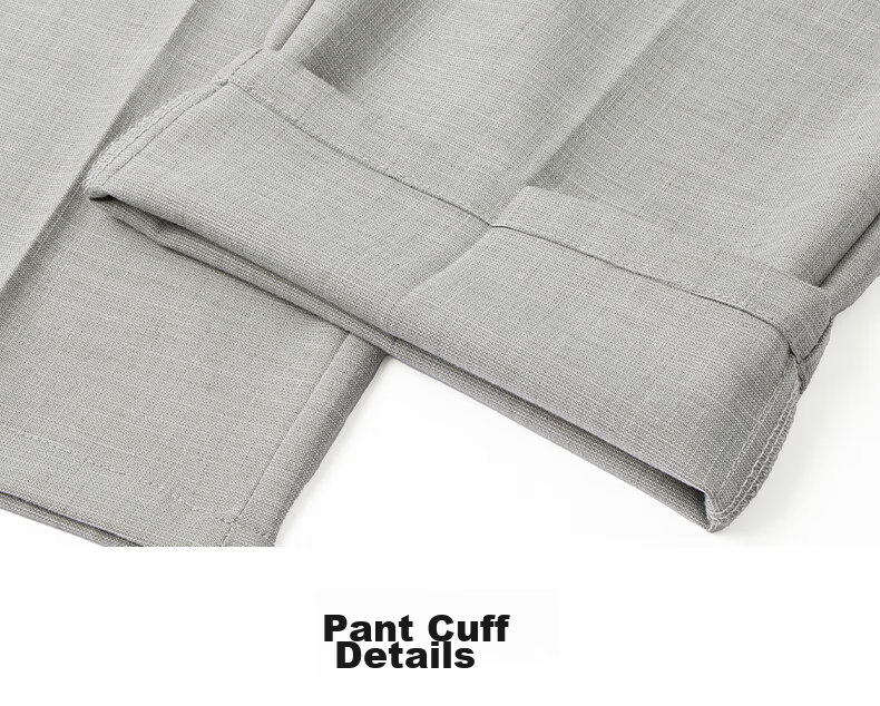 Shanshan Natural Linen 10A Antibacterial Men's Business Formal Lyocell Straight Casual Pants Spring Summer New Model 34