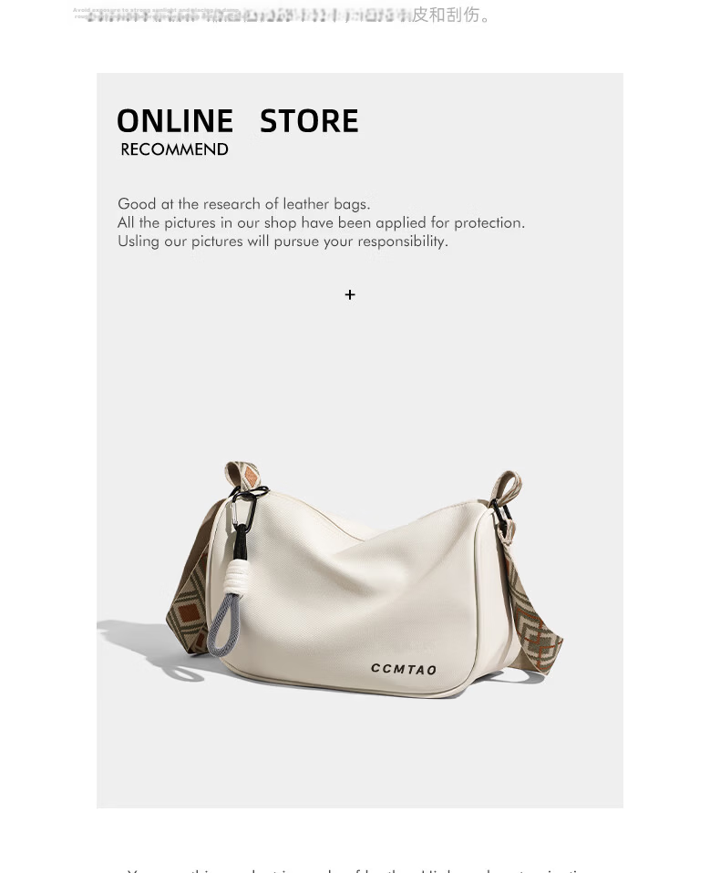 Aegean Sea Women's Shoulder Bag Crossbody Canvas Bag Commuter Fashion Light Luxury Birthday Qixi Valentine's Day Gift for Girlfriend 7