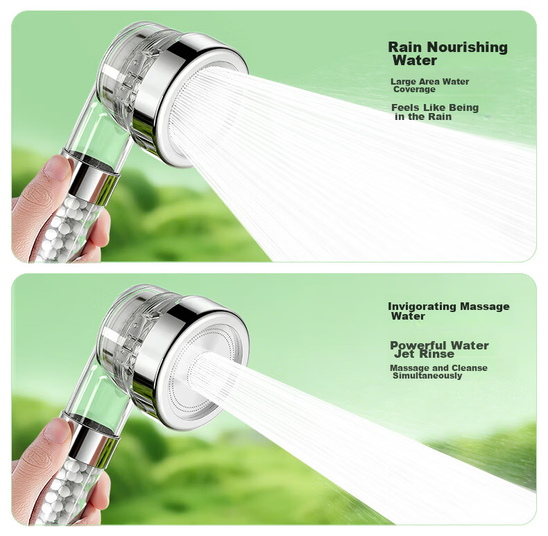 Haili Shower High-Pressure Filtered Handheld Shower Head Universal Bathroom Spray Nozzle 09931 15