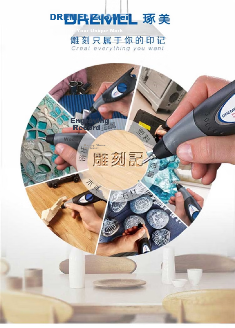DREMEL Electric Engraving Pen for Glass Wood Tiles with 5 Adjustable Depths DREMEL Bosch 290 1