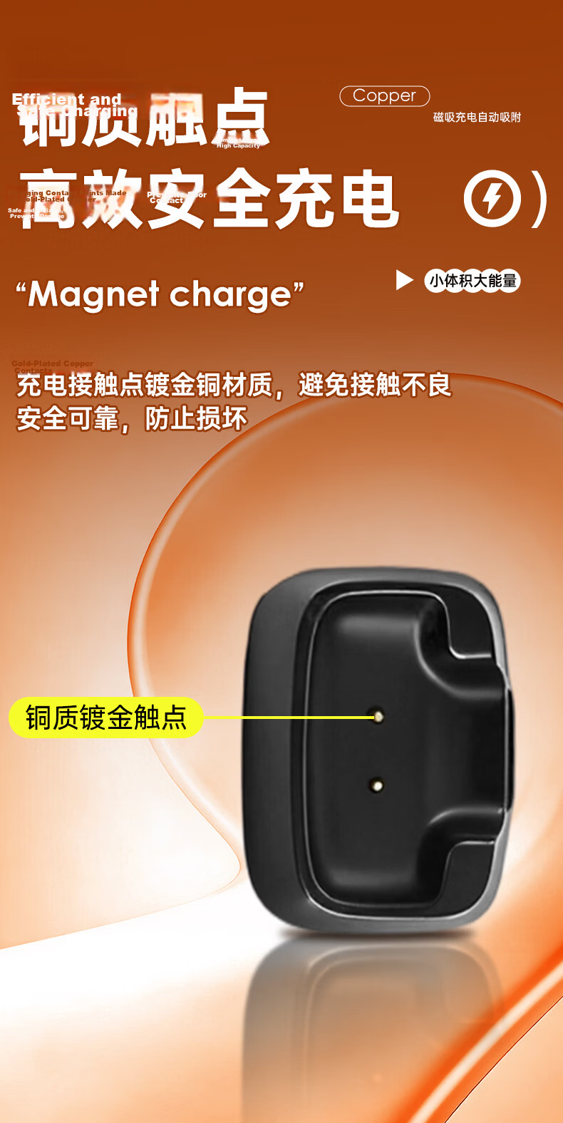 Trendsetter Charging Dock Charger Case for DJI Mic Mini Transmitter Mini Lavalier Microphone Accessory 7