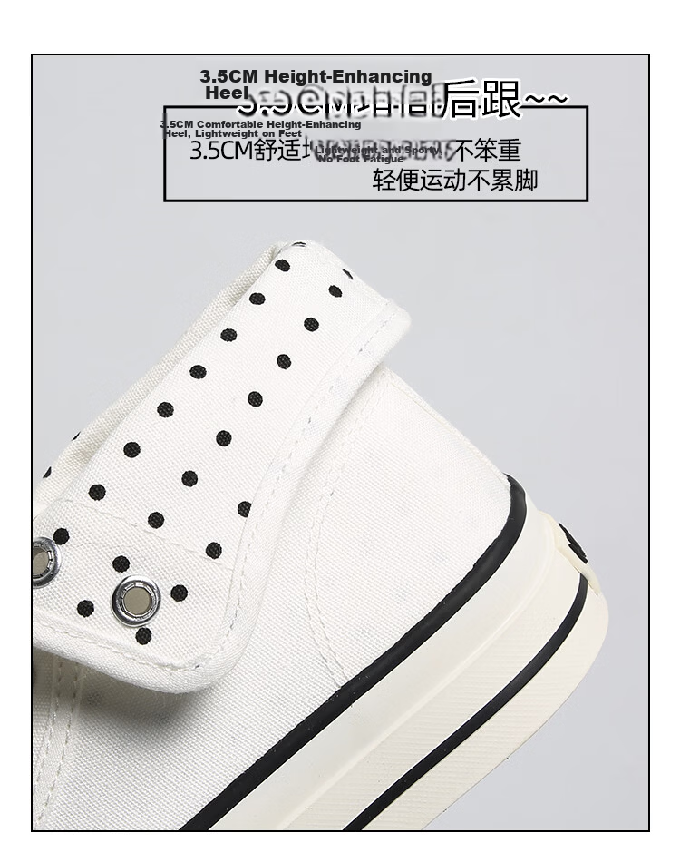 HUANQIU Women's Canvas Shoes 2026 New Spring Autumn Campus Sweet Durable Lightweight Breathable Casual Sneakers 7