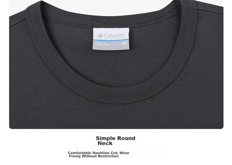Columbia Outdoor 2026 Spring Summer New Men's Breathable Crew Neck Sports Short Sleeve T-Shirt AE9852 12