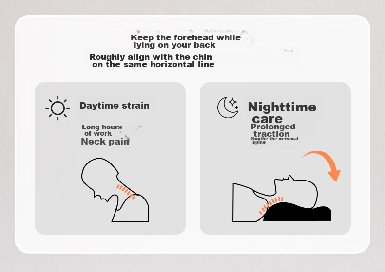 Grace Class A Ergonomic Neck Pillow for Adults Deep Sleep Removable Soft Cervical Memory Foam Pillow 35*50cm 6