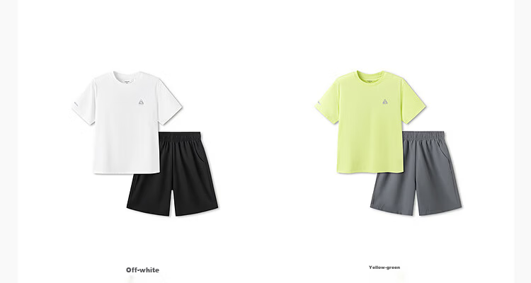 Balabala Kids Boys Short Sleeve Set Girls Two-Piece T-Shirt 2026 New Summer Quick-Dry Sports Pants Cooling 36