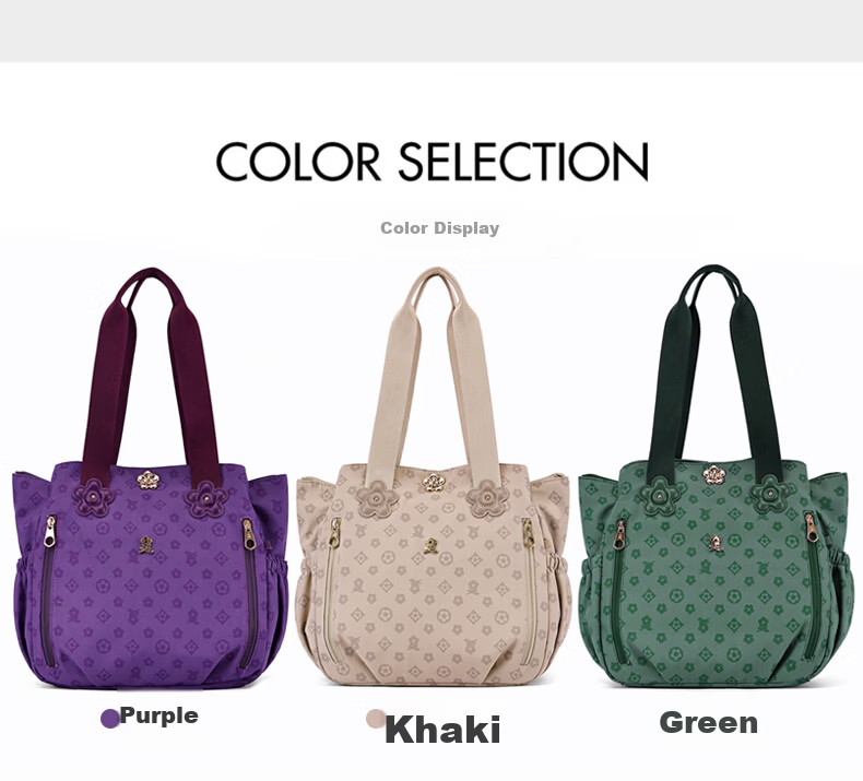 MONTAGUT Women's Large Capacity Tote Bag Luxury Crossbody Shoulder Bag Holiday Gift Khaki 5