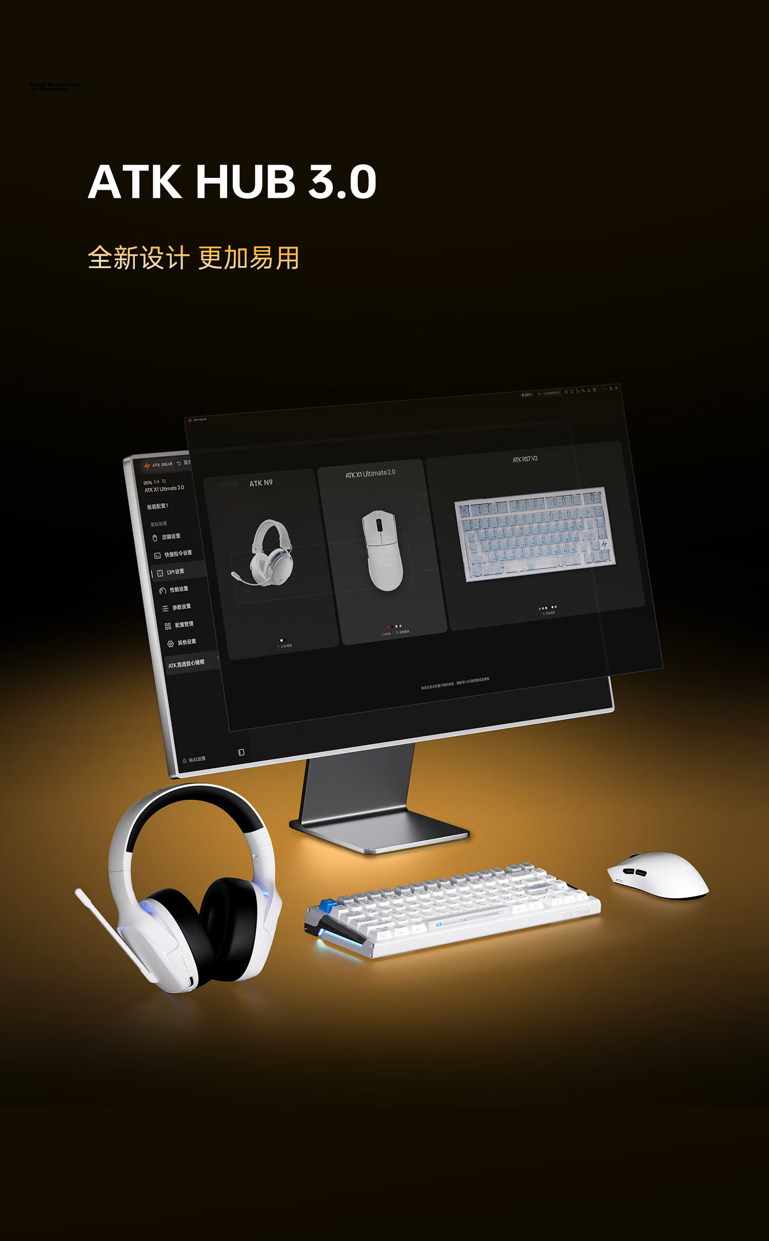 ATK LieKong X1V2 Wireless Mouse Wired/Wireless Dual-Mode Lightweight Gaming Mouse X1V2 Master Edition 2.0 Metal Red 23