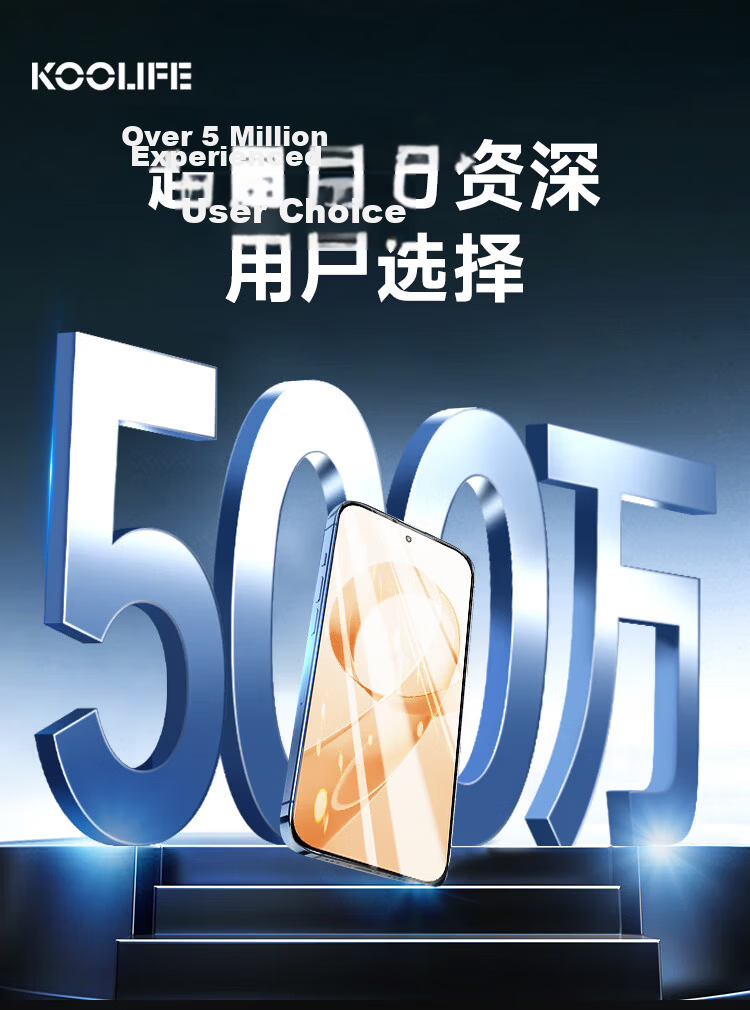 KOOLIFE Tempered Glass Screen Protector for Redmi K90 Pro, Xiaomi Redmi K90 Max/Promax Phone Protective Film, HD Ultra-Thin Shatterproof Anti-Fingerprint 2