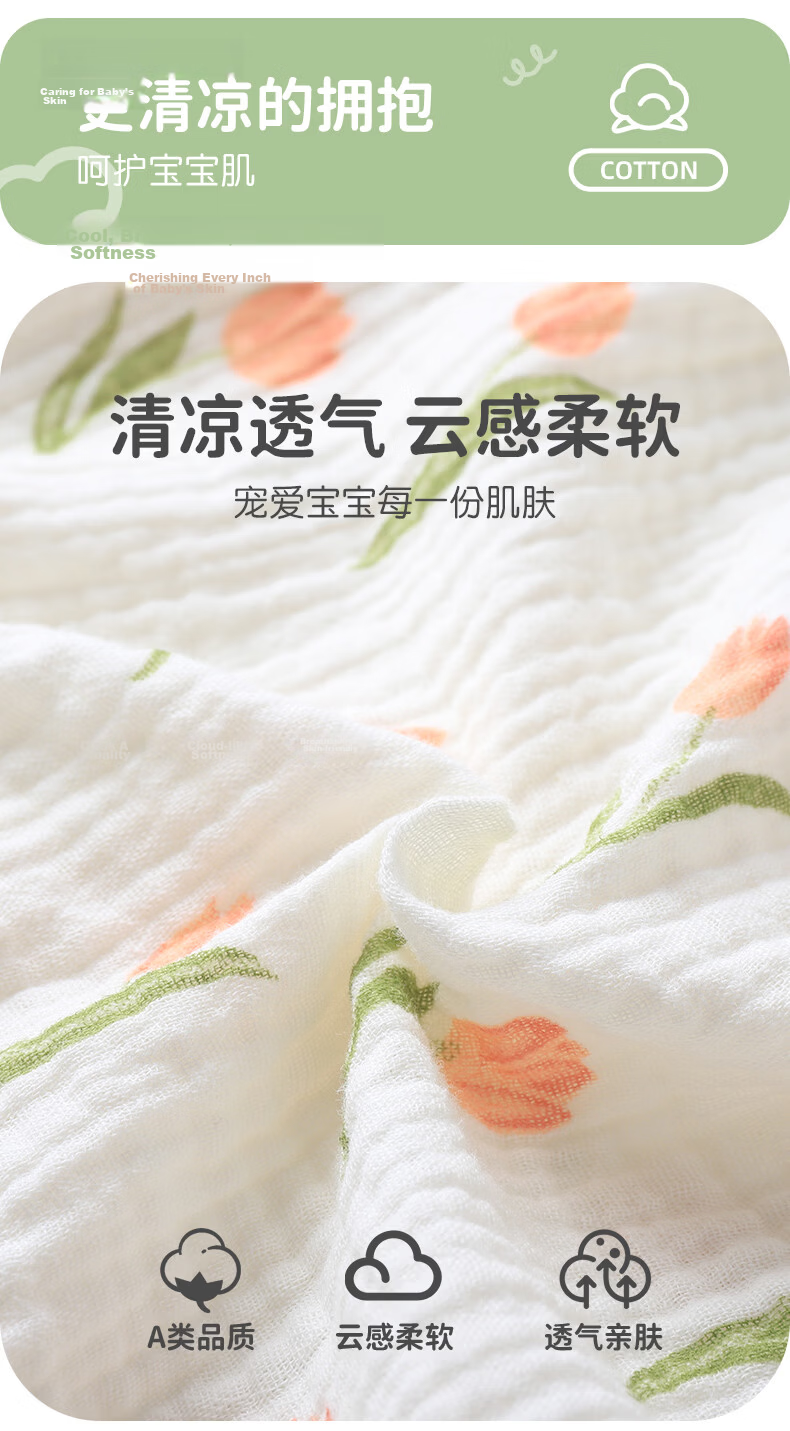 Youqi Baby Summer Romper Newborn Cute Sleeveless Bodysuit Full Moon 100 Days One-piece Pajamas 2