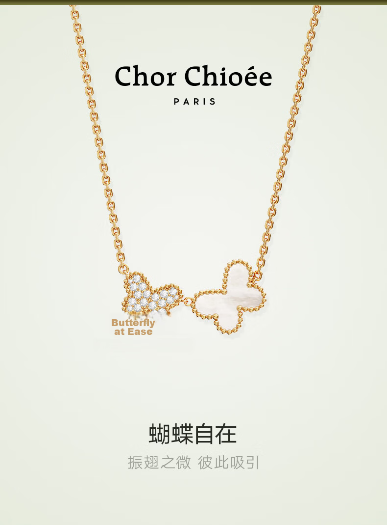 Ducogina Style Butterfly Necklace for Women Elegant Luxury Birthday Qixi Valentine's Day Gift for Girlfriend Wife Bestie 1