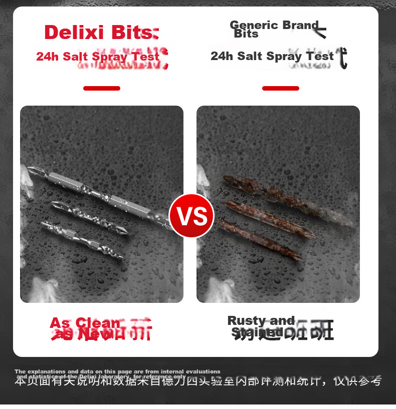 DELIXI Cross-Head Anti-Slip Strong Magnetic Electric Screwdriver Set High Hardness Hand Drill [Alloy Steel - Set] 17