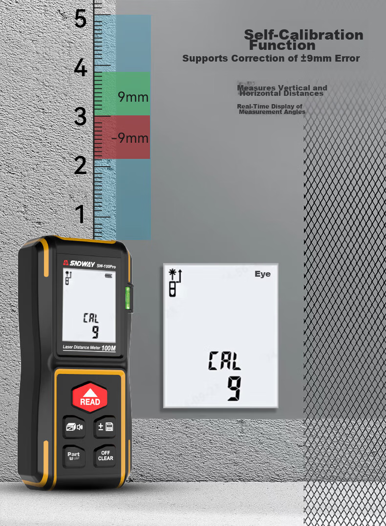SNDWAY Infrared Laser Distance Meter High-Precision Handheld Electronic Measuring Device 7