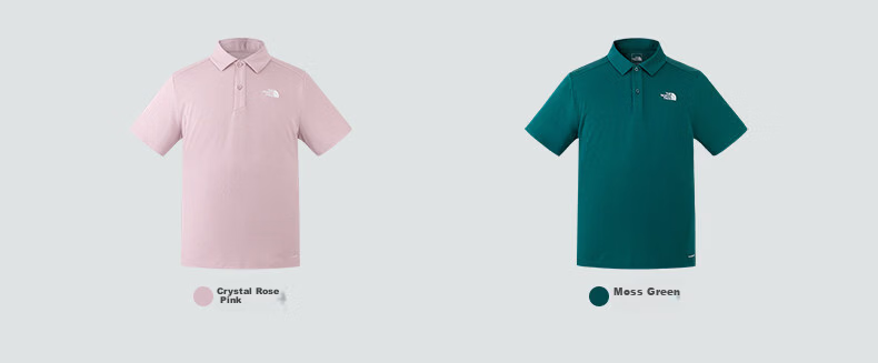 The North Face Short Sleeve Polo Shirt Unisex Breathable Summer Outdoor T-Shirt A0M XL 18