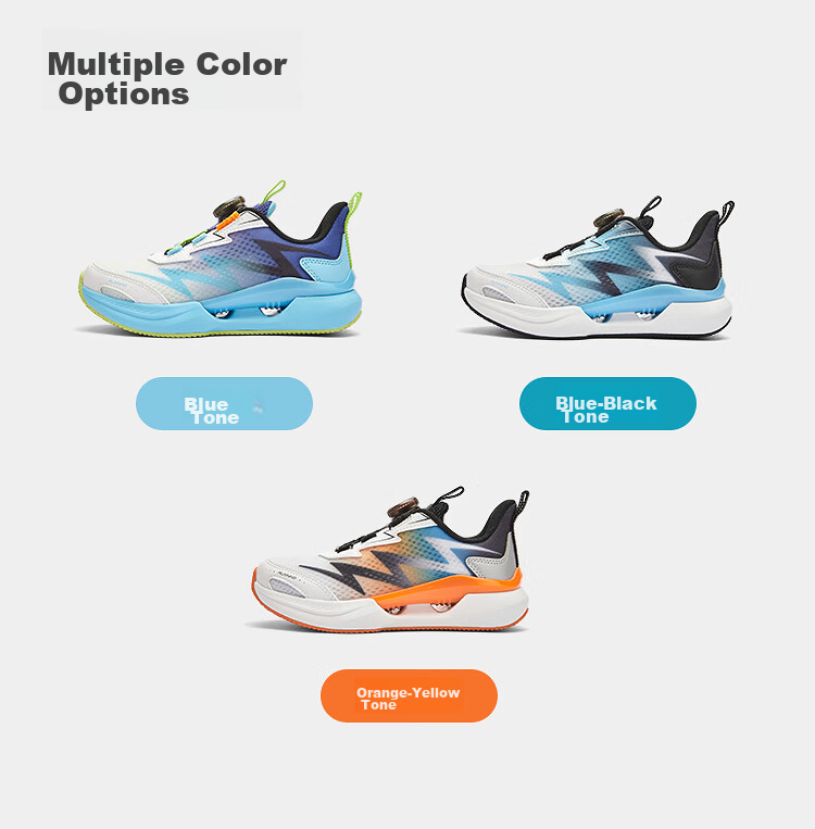 Balabala Kids Sports Shoes Children's Running Shoes Boys Girls 2026 Spring Autumn New Breathable Rotating Buckle Sneakers 13