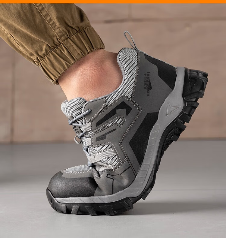 Jingtu Men's Electrical Work Safety Shoes Insulated 10KV Anti-Smash Anti-Puncture Comfortable Durable Work Safety Shoes 1109KV Size 42 11