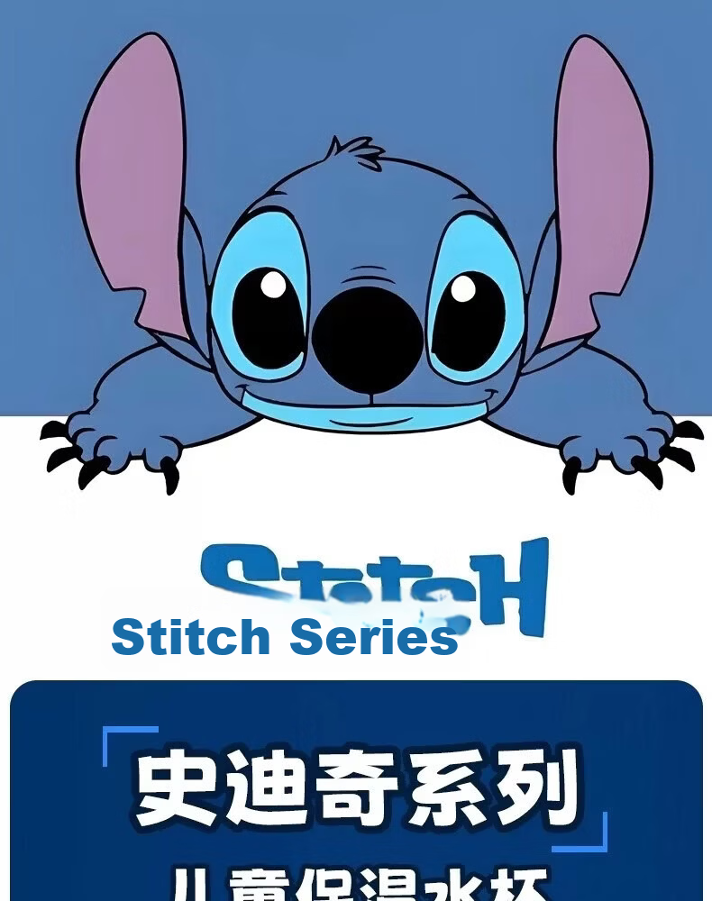 Disney Cartoon Insulated Water Bottle for Kids Boys and Girls Stitch Pink 700ml 25025 1