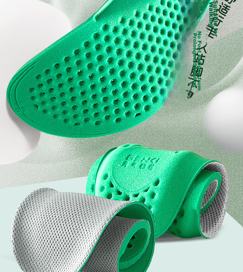 Vitality Rebound Sports Insoles for Men, Sweat-Absorbing, Breathable, Odor-Resistant, Soft and Elastic, Long-Standing Comfort, Shock Absorption for Running, Basketball, Military Training, Women's Gray 3