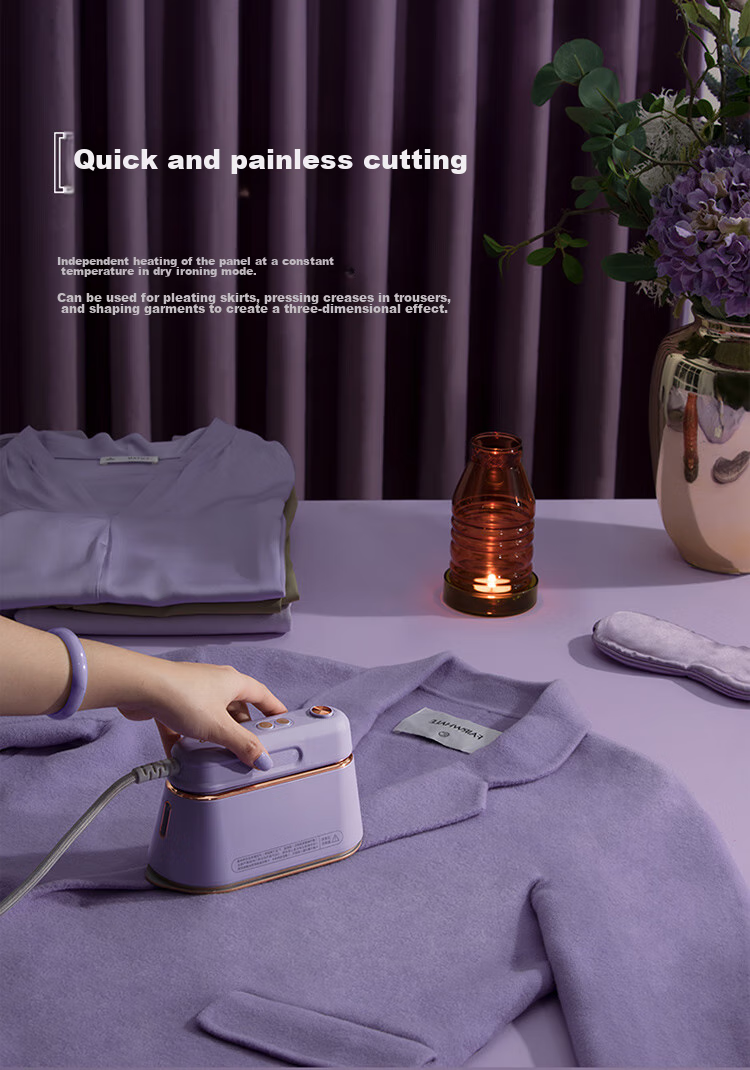 DAEWOO [Low Price for Top Streamer 9% Off] Handheld Garment Steamer for Home Use, High-Pressure Steam Iron, Portable Small Sterilizing Electric Iron for Travel And Business Trips HI-029PRO Purple 20